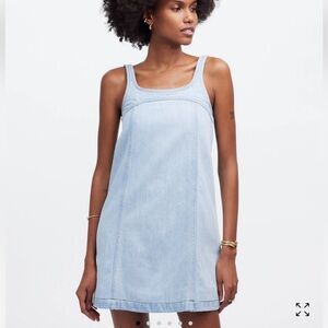 Madewell A-Linn Denim Mini Dress, Size 10